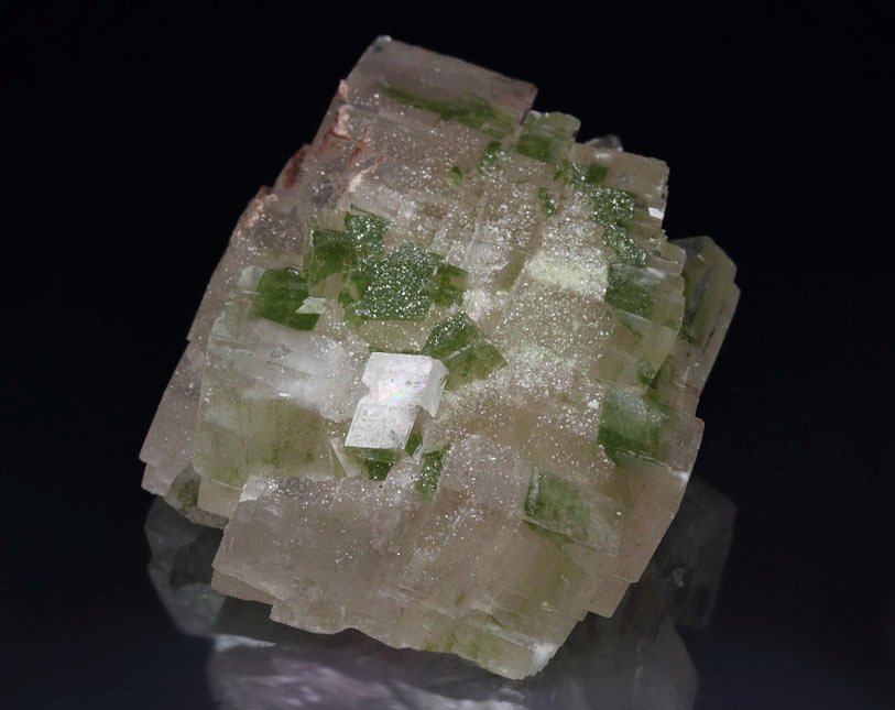 DUFTITE, CALCITE with DUFTITE inclusions