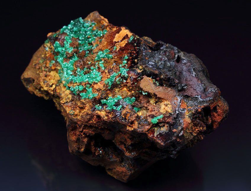 ADAMITE var. CUPRIAN ADAMITE