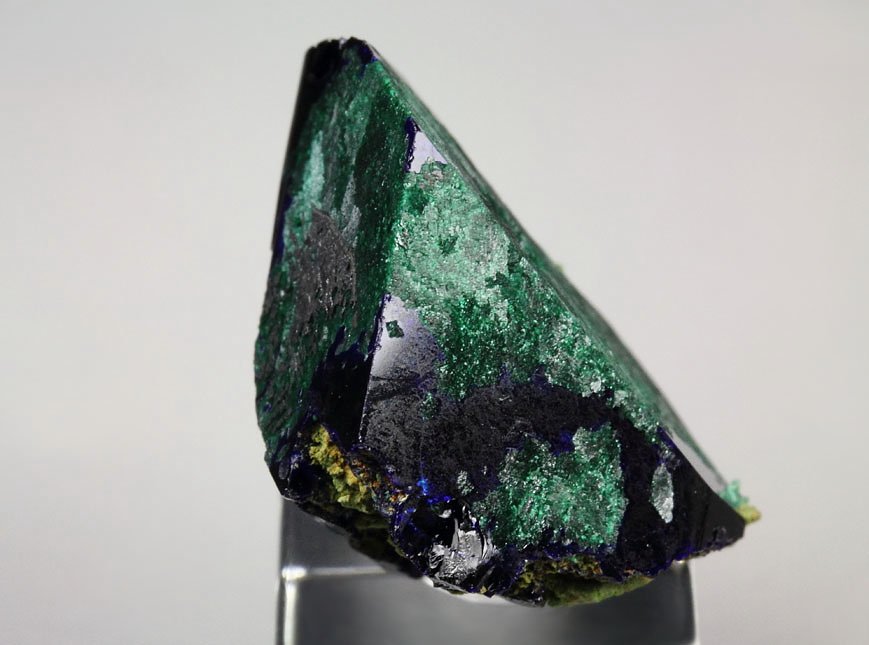 AZURITE, MALACHITE pseudomorph 