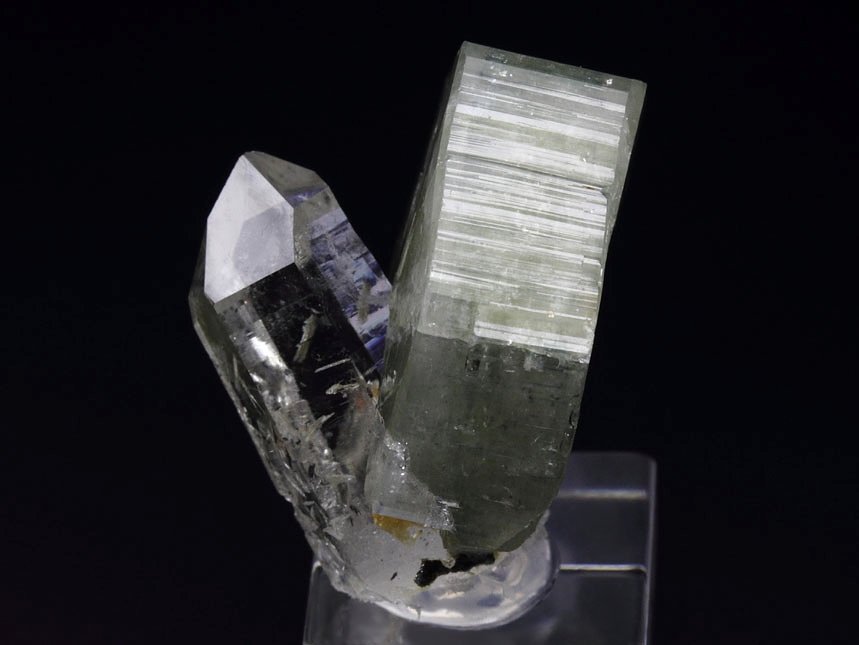 gem FLUORAPATITE, QUARTZ