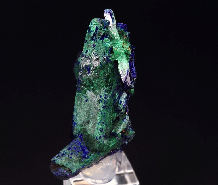 AZURITE, MALACHITE pseudomorph 