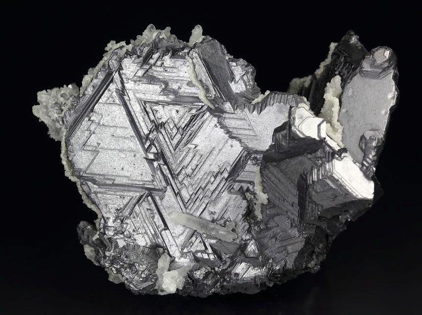 GALENA - SPINEL LAW TWIN, bi-terminated QUARTZ