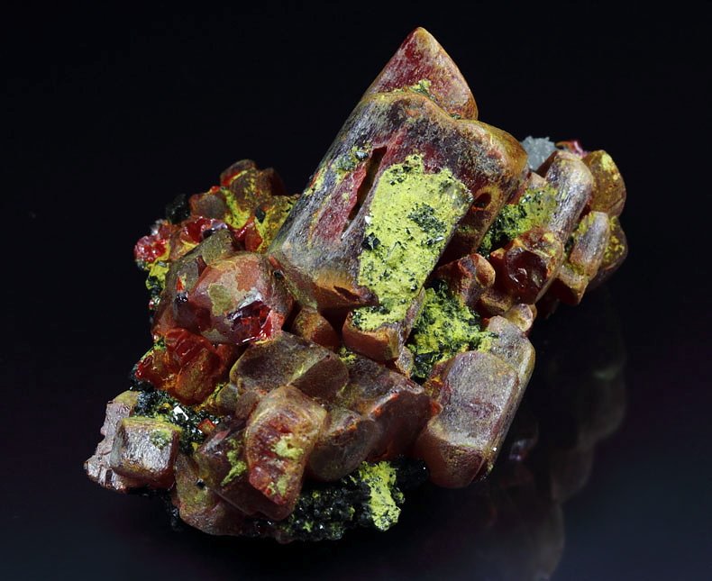 REALGAR, ORPIMENT, SPHALERITE, GALENA