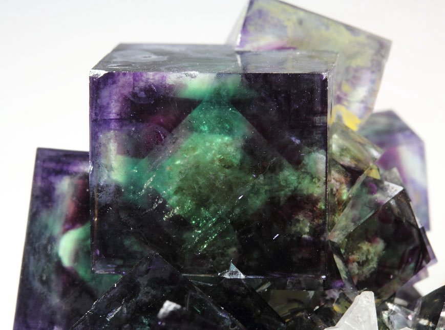 FLUORITE with PHANTOMS