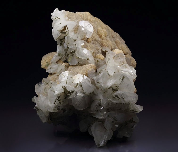 hollow DOLOMITE epimorph after CALCITE