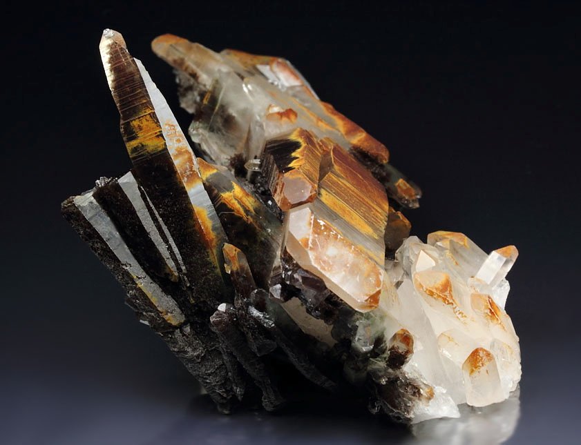 new find - QUARTZ with HEMATITE inclusions