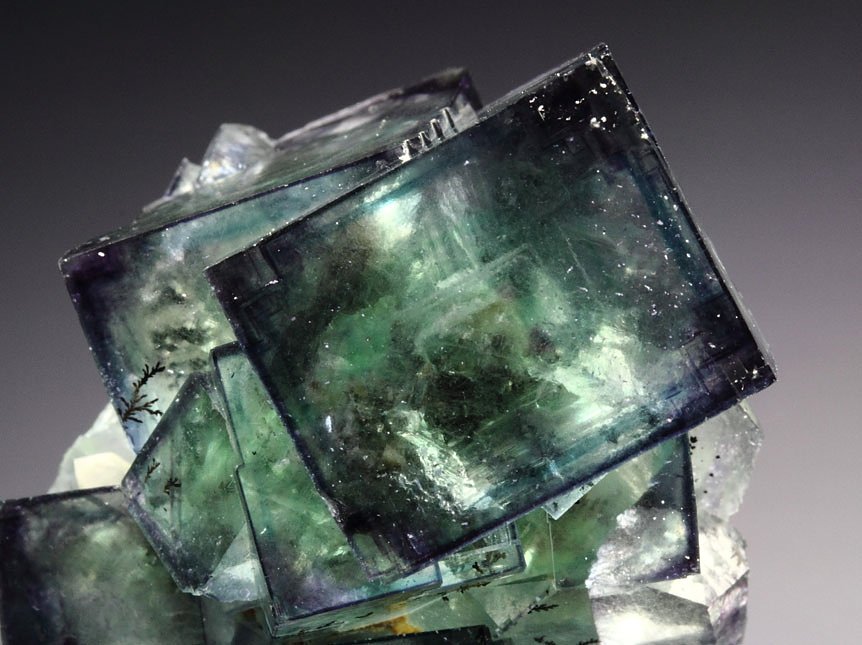 FLUORITE with PHANTOMS