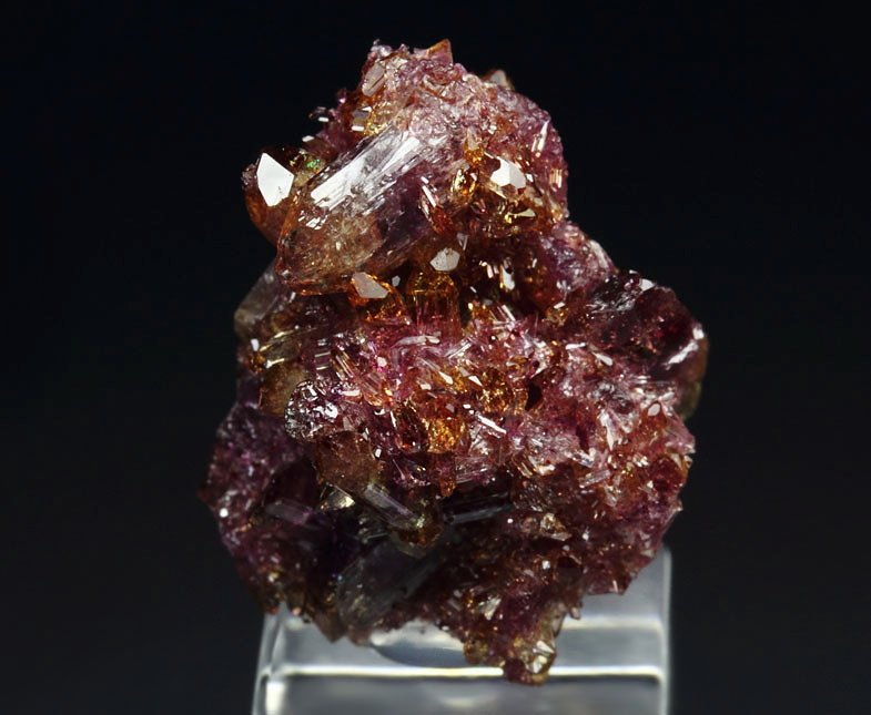 gem VESUVIANITE var. MANGANOAN bi-color