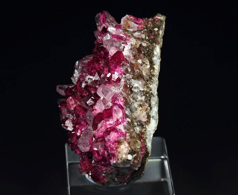 gem ROSELITE, CALCITE