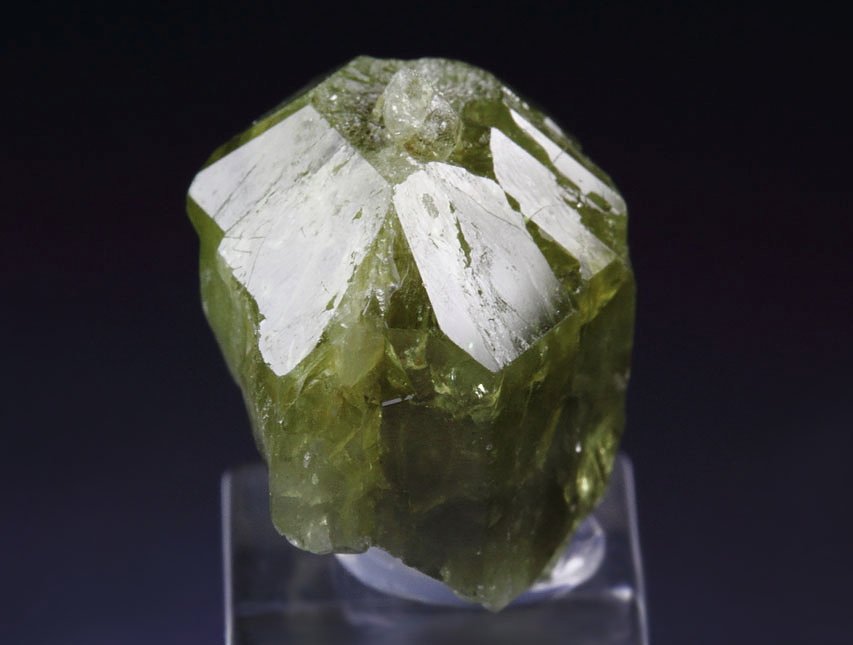 gem CHRYSOBERYL twinned