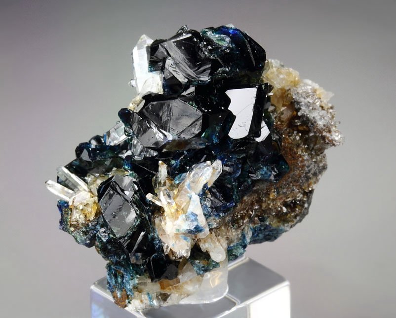 gemmy LAZULITE, QUARTZ