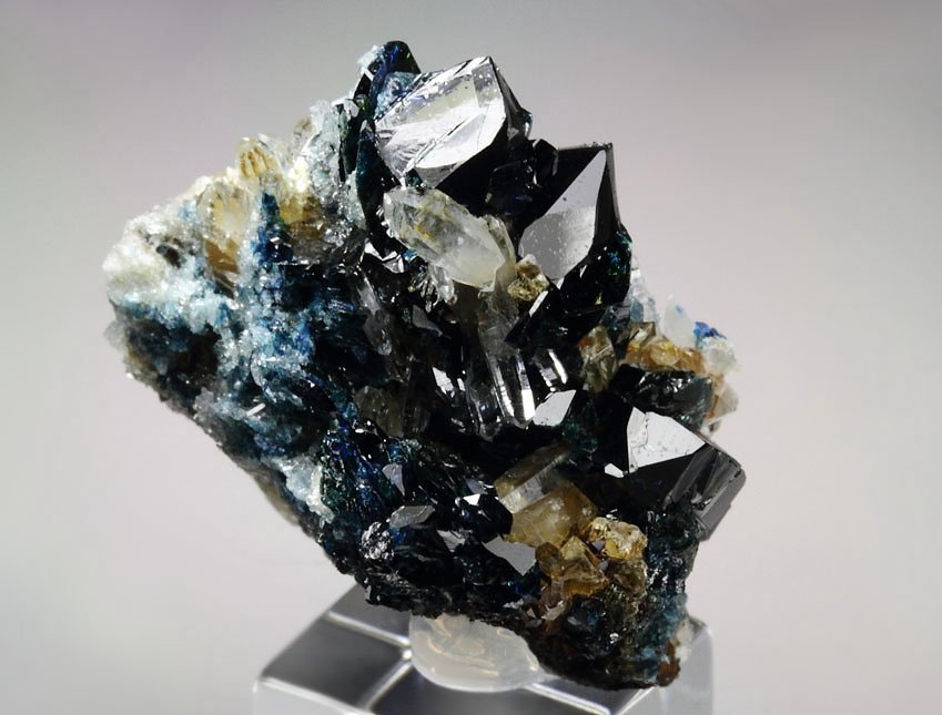 gemmy LAZULITE, QUARTZ