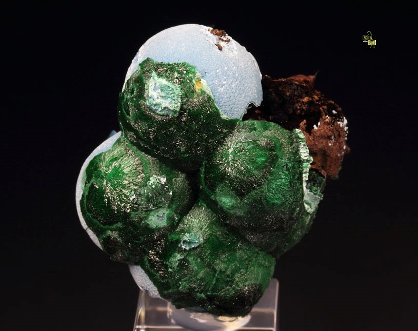 SHATTUCKITE, MALACHITE