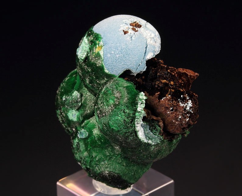 SHATTUCKITE, MALACHITE