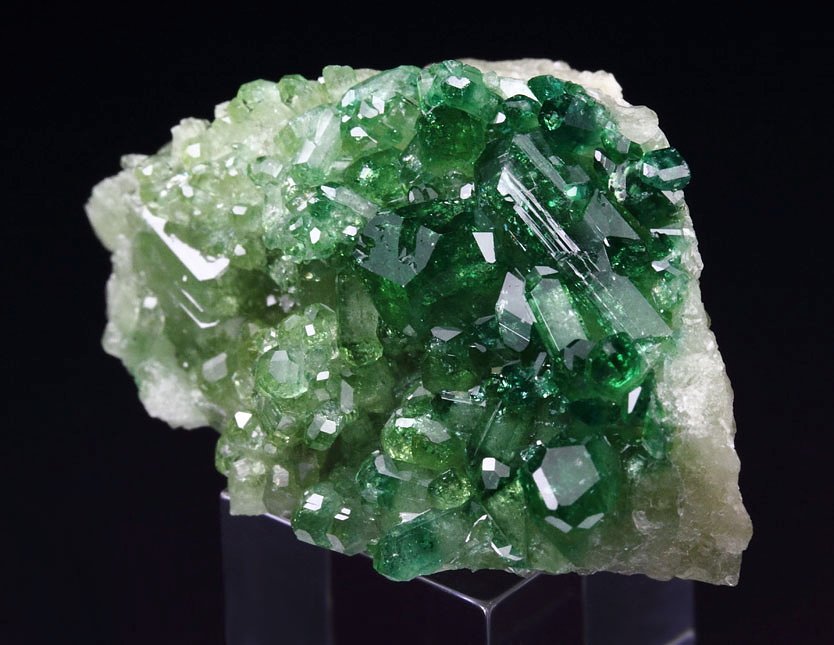 gem VESUVIANITE var. CHROMIAN