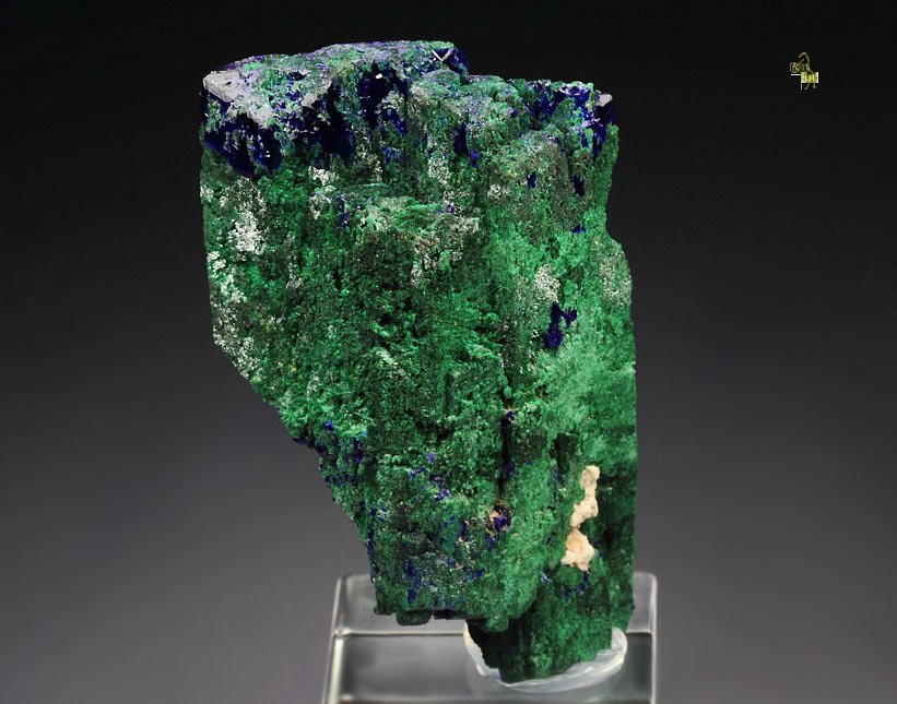 AZURITE, MALACHITE PSEUDOMORPH