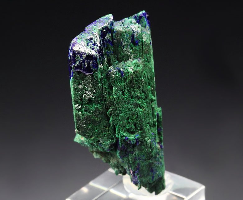 AZURITE, MALACHITE PSEUDOMORPH