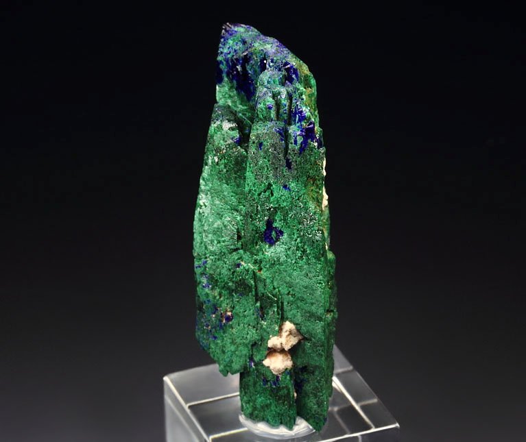 AZURITE, MALACHITE PSEUDOMORPH