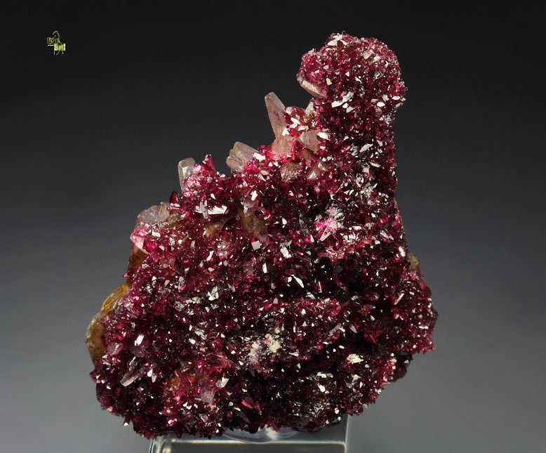 gem ROSELITE, CALCITE