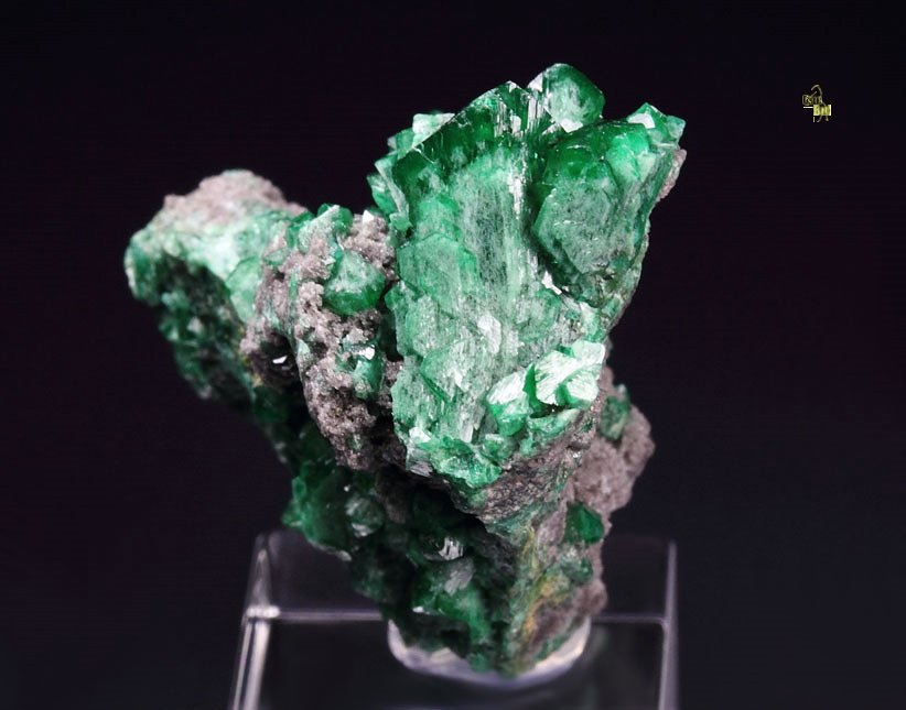 ADAMITE var. CUPRIAN ADAMITE, FERRILOTHARMEYERITE