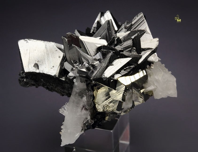 TETRAHEDRITE, PYRITE, QUARTZ