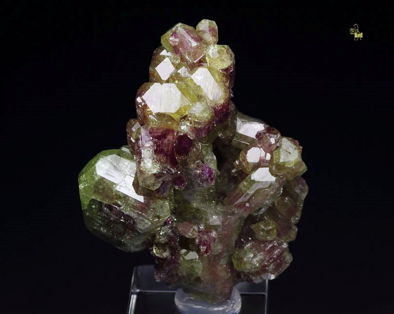 gem bi-terminated VESUVIANITE bi-color