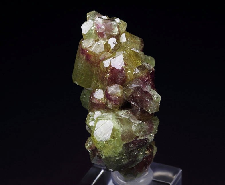 gem bi-terminated VESUVIANITE bi-color