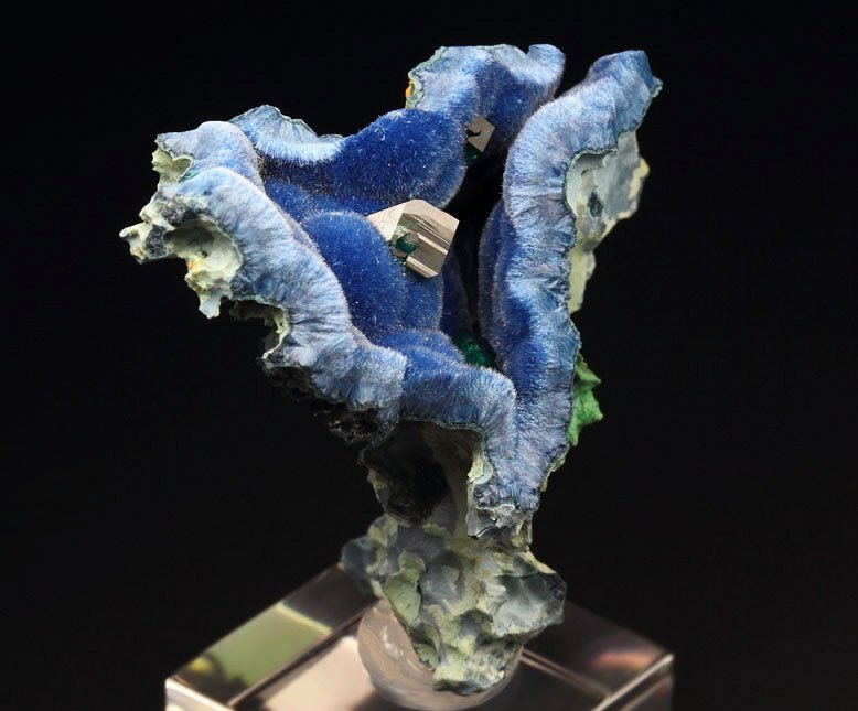 SHATTUCKITE, gem DIOPTASE