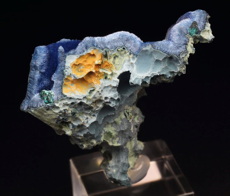 SHATTUCKITE, gem DIOPTASE