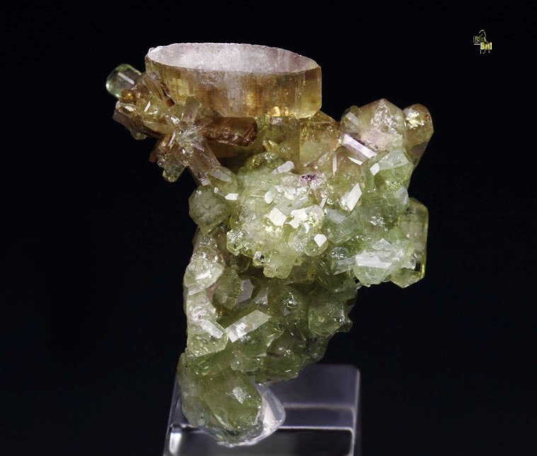 gem VESUVIANITE bi-color, DIOPSIDE