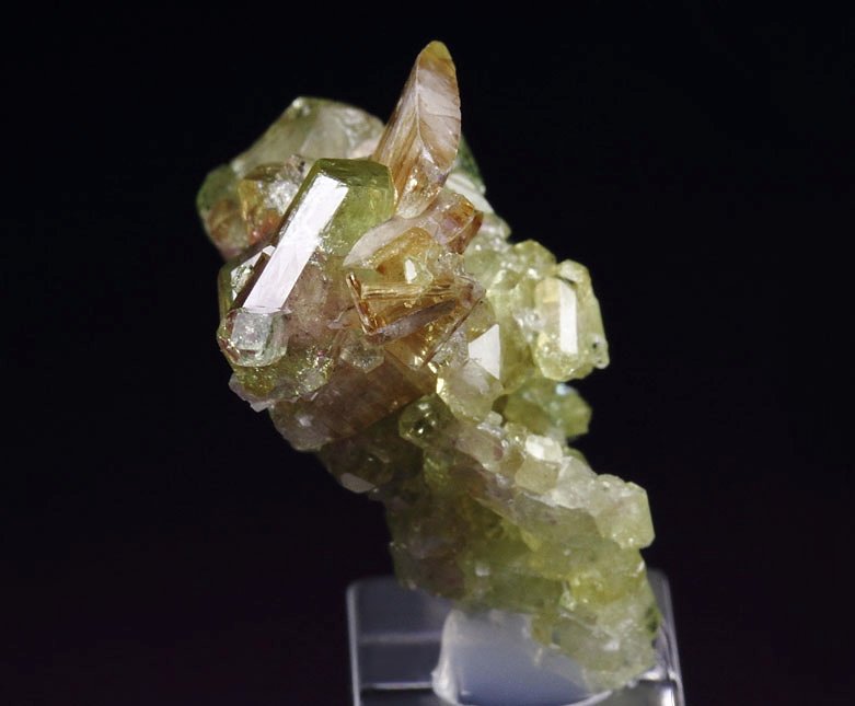 gem VESUVIANITE bi-color, DIOPSIDE