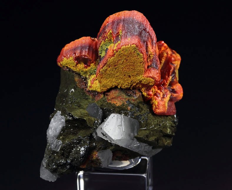 REALGAR, ORPIMENT, GALENA, SPHALERITE, QUARTZ