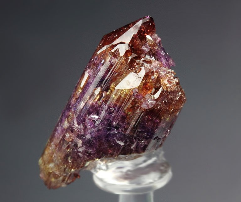 gem bi-terminated VESUVIANITE multicolor