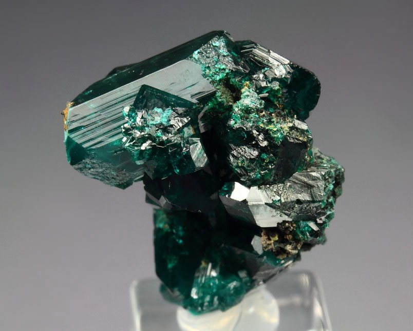 gemmy DIOPTASE bi-terminated