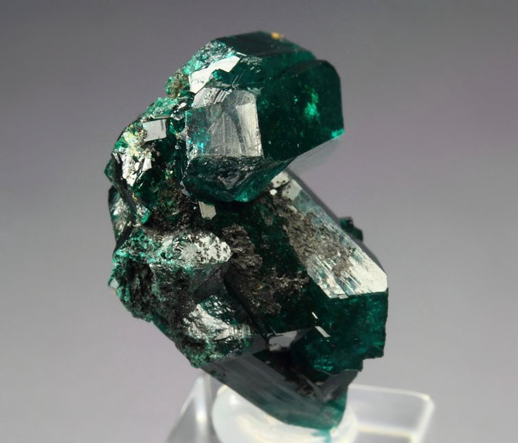 gemmy DIOPTASE bi-terminated