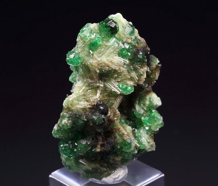 gem GARNET var. GROSSULAR var. CHROMIAN, DIOPSIDE, CHROMITE