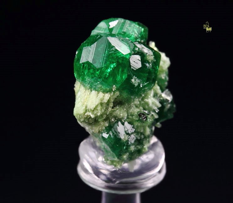 gem GARNET var. GROSSULAR var. CHROMIAN, DIOPSIDE