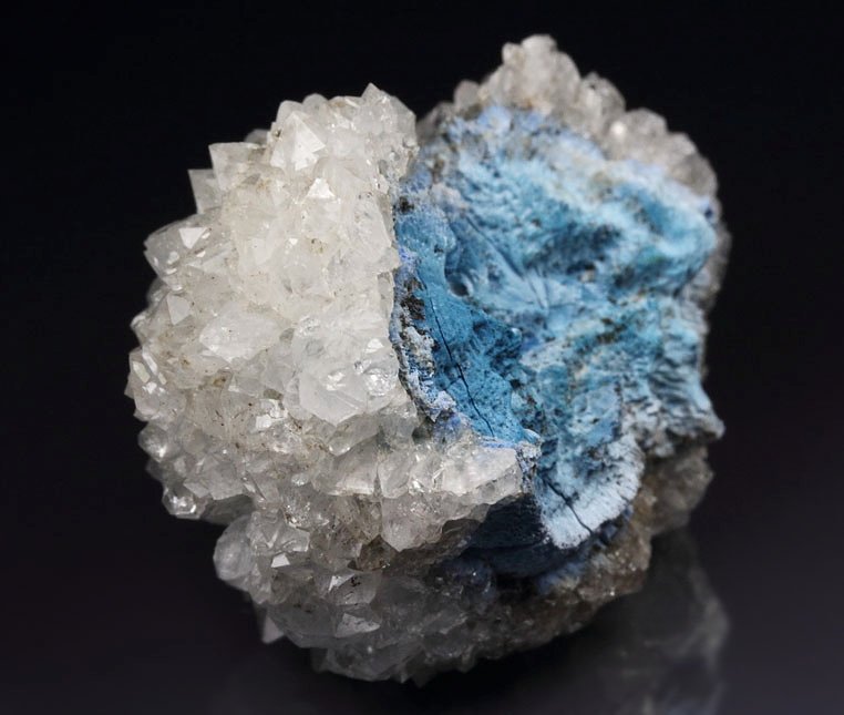 new find - SHATTUCKITE, QUARTZ