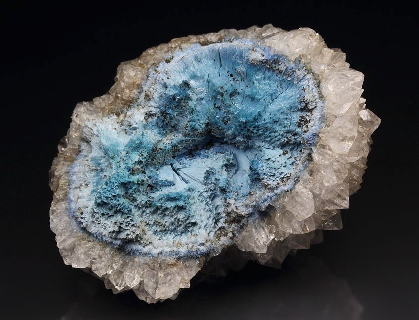 new find - SHATTUCKITE, QUARTZ