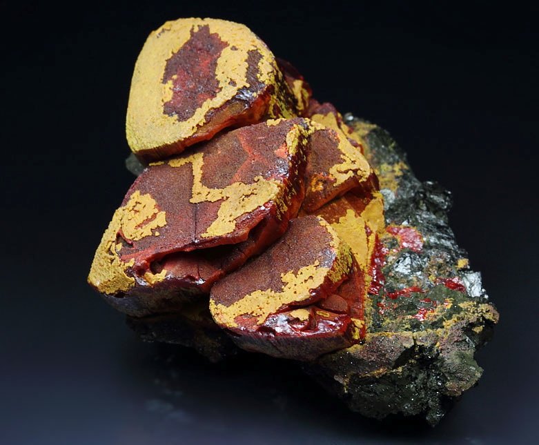 REALGAR, ORPIMENT, SPHALERITE