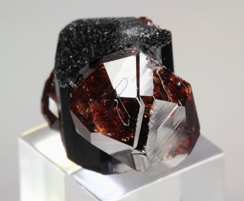 gem GARNET var. SPESSARTINE, TOURMALINE var. SCHORL