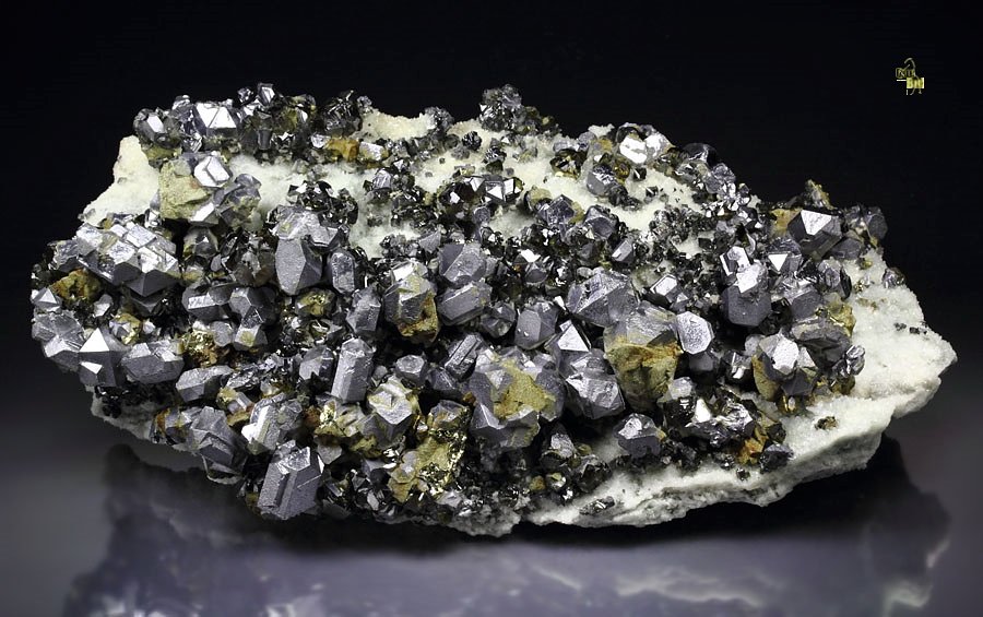 twinned GALENA, CHALCOPYRITE, gem SPHALERITE var. CLEIOPHANE, QUARTZ 