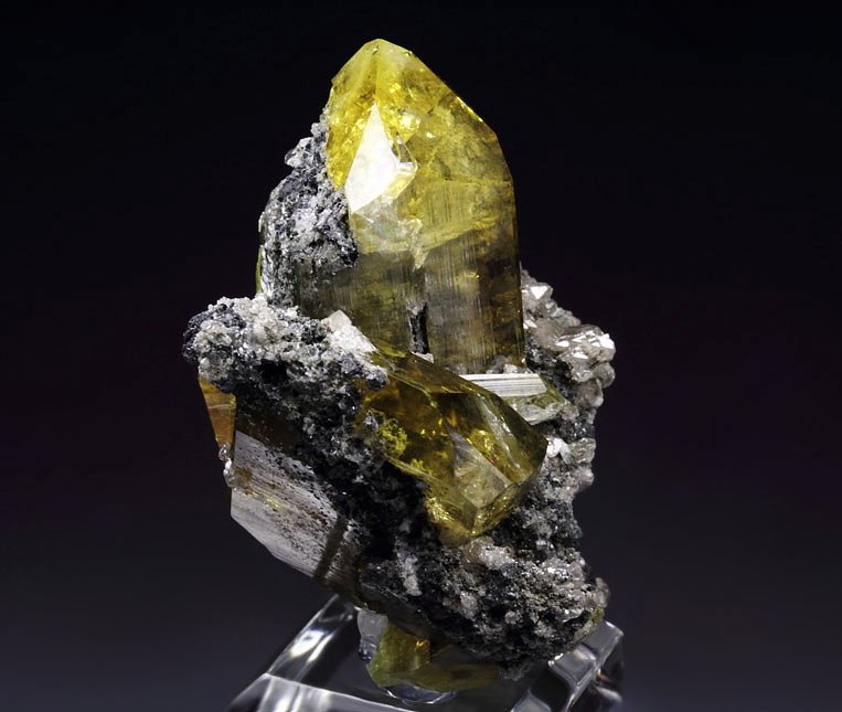 gem ANGLESITE, CERUSSITE, GALENA