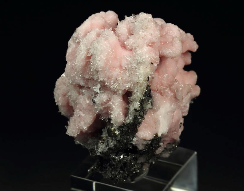 RHODOCHROSITE, QUARTZ, SPHALERITE