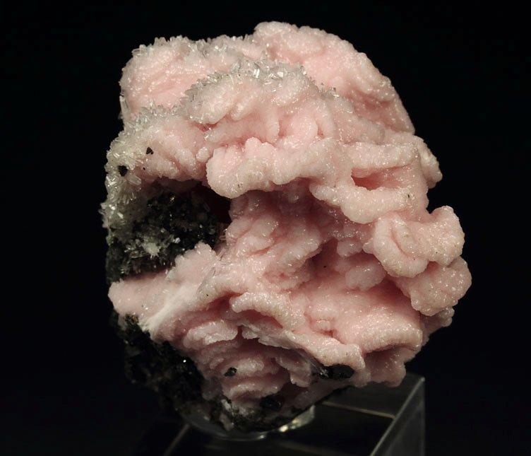 RHODOCHROSITE, QUARTZ, SPHALERITE