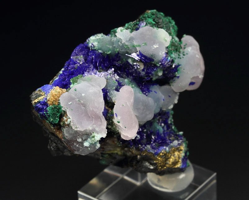 SMITHSONITE, AZURITE, MALACHITE