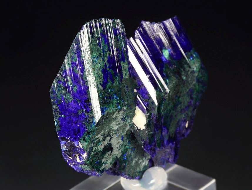 AZURITE, MALACHITE pseudomorph 