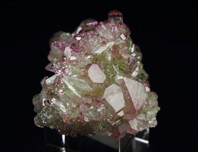 gem VESUVIANITE with RASPBERRY CAPS