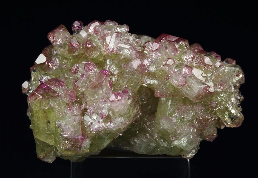 gem VESUVIANITE with RASPBERRY CAPS