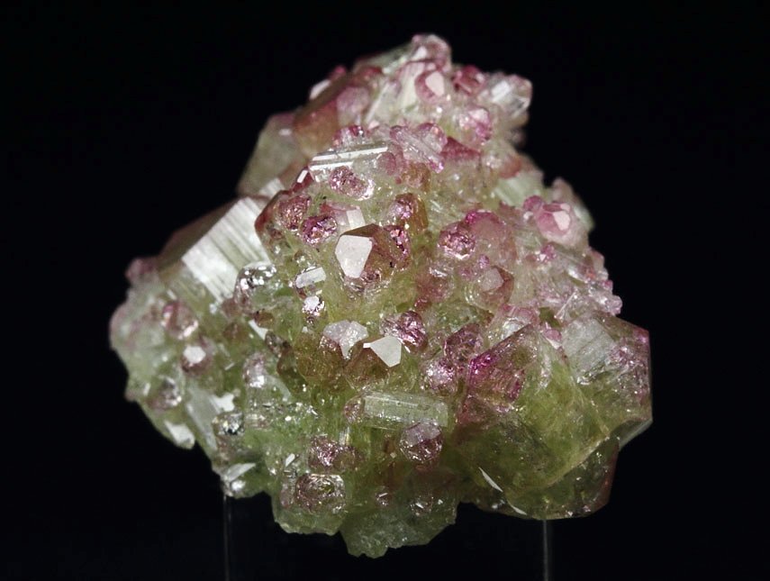 gem VESUVIANITE with RASPBERRY CAPS